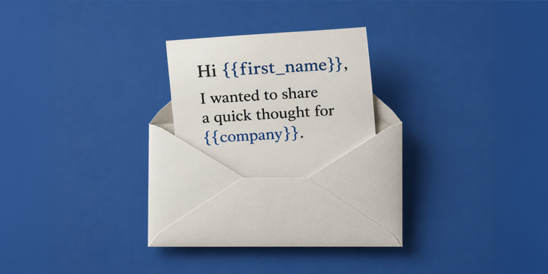 Simulation of an email merge thought to be enough for an ABM campaign.