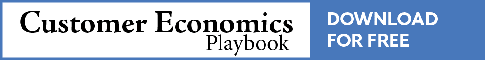 Mobile ad to download our Customer Economics Playbook