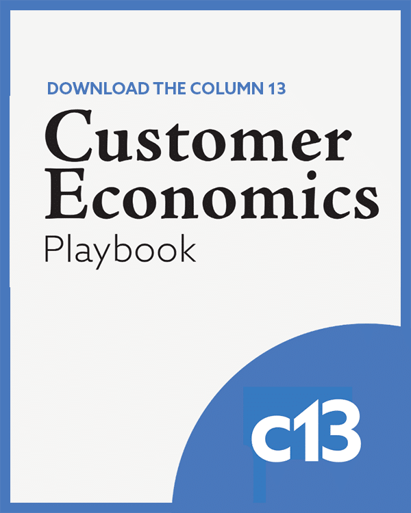 Mobile ad to download our Customer Economics Playbook